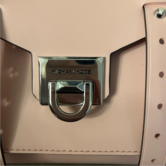 Like New | Michael Kors Pink Silver Studded Women's Bag - Picture 3 of 4